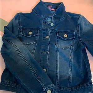 Fake denim jacket